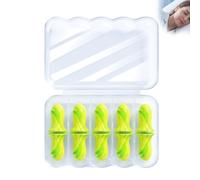 Bouchon d'Oreille pour Dormir en Mousse, Design Courbé Anti-Chute, 5 Paires | Mousse douce, design courbé stable, 5 paires, bouchons pour sommeil, confort quotidien et réduction des bruits