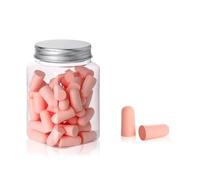 Bouchon D'oreille Protection auditive multicolore antibruit à rebond lent et réduction du bruit for le sommeil(Pink-60PCS)