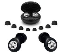 Bouchon d'Oreille Silicone Antibactérien pour Dormir, Réutilisable | réduction du bruit, double noyau, ultra doux, 3 paires d'embouts S/M/L, sans douleur même sur le côté, lavable