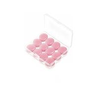 Bouchon D'oreille Silicone Réduction du bruit Sommeil Anti Annulation Isolation phonique Protection Réutilisable(12pcs pink)