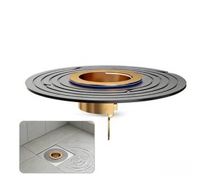 Bouchon Douche Anti Odeur avec Clapet Anti-Reflux Automatique et Anneau Réducteur 100mm Découpable,Bouchon Anti Odeur Douche Universel pour Siphon Sol, Évier, WC et Salle de Bain