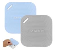 Bouchon Douche Anti Odeur en Silicone Gris, Clapet Anti Retour, Lot de 2 | Silicone souple étanche s’adapte parfaitement à toutes surfaces. Usage polyvalent : douche, baignoire, évier et terrasse.