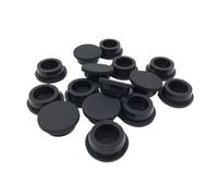 Bouchon en caoutchouc silicone pour trous, Bouchon en silicone, caoutchouc circulaire, joint élastique, ouverture de tuyau 6,8 mm - 161,5 mm(Black,34.8mm-1pcs)