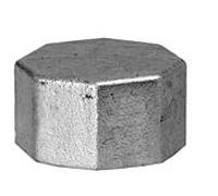 Hermann Schmidt Temperguss 300 bouchon 13300020 DN 20, 3/4", bordé, galvanisé