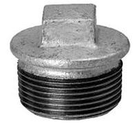 Bouchon Hermann Schmidt Temperguss DN 40, 2000 2000 /2" avec bord, galvanisé