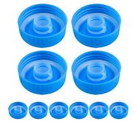 Bouchon Étanche pour Bonbonne D'eau 10 Pièces, Plastique | Remplacement pour Bouteille et Seau D'eau, Vissage Facile, Style Simple Moderne, Couleur Bleue