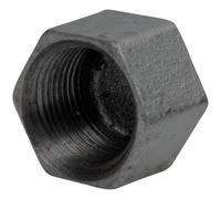 Bouchon Femelle en Fonte Malléable à Cœur Noir - 3/4''