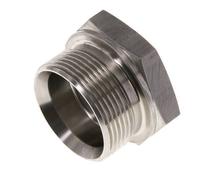 Bouchon G1 1/2'' Acier inoxydable avec cône externe hexagonal 60° 125bar (1756.25psi) Hydraulique