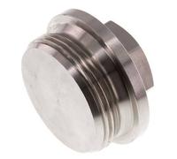 Bouchon G1 1/2'' en acier inoxydable avec collier et hexagone externe 40bar (562.0psi)