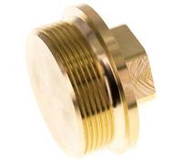 Bouchon G2'' en laiton avec collier et hexagone externe 16bar (224.8psi)