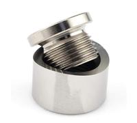 Bouchon hexagonal SS304 et écrou de base cranté for sonde lambda, adaptateur de bossage d'écrou soudé SS304 for l'installation de la sonde à oxygène, M18*1,5