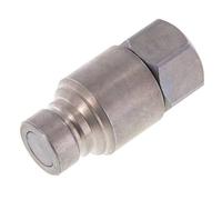 Bouchon hydraulique en acier DN 12.5 à face plate G 1/2 pouce filetage femelle ISO 16028 CEJN D 24.5mm