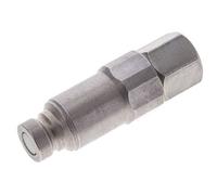 Bouchon hydraulique en acier DN 6.3 à face plate G 1/4 pouce filetage femelle ISO 16028 CEJN Eliminateur de pression D 16.2mm
