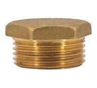 Bouchon obturateur en laiton filetage mâle Ø 3/4" - à l'unité