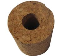 Bouchon percé en liège - BOUCHONNERIE JOCONDI - 33x30x25 Ø12mm