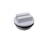 Un bouchon de vidange avec Joint torique, 1 1/2 - piscine - SP1022C Blanc G