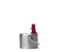 Qwetch Bouchon Sport Active – Compatible bouteilles 350/600/1L anse intégrée, inox recyclé – Rouge TU