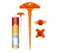 Bouchon Réutilisable Pour Colle, Bouchon En Deux Parties Pour Tube De Colle, Accessoire De Protection Hermétique, Couvercle Hermétique Avec Nettoyeur D'embout, Pour La Conservation
