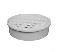 Bouchon rond en PVC avec tuyau intégré pour toit de balcon, tuyau de drainage blanc, résistant aux acides et aux alcalins, pour une installation facile et réutilisable (200 mm)