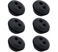 Bouchon Tuyau Carburant, Joint Réservoir 2 Trous Caoutchouc, Compatible Débroussailleuse, Lot de 6 Pièces Durables