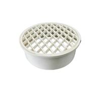 Bouchon tuyau rond PVC à insérer 50-200mm filtre grille | Siphon simple for extrémité de tuyau et ventilation balcon(50)