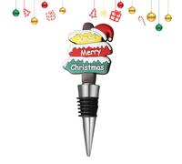Bouchon Vin Noël Bouteille Scellé Verre,Couvercles pours Vins et Bière | Accessoires Pratiques pour Bouteilles, Préservation Liquides, Cadeau Festif, Maison, Restaurant, Fêtes, Usage Quotidien