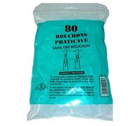 Generique Bouchons Praticave 240B – Plastique Lot de 80, Blanc, 17,5 x 26 x 5 cm