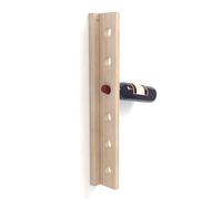 Astigarraga Porte-bouteilles mural en pin massif pour 9 bouteilles 7,5 x 9,5 x 60,5 cm