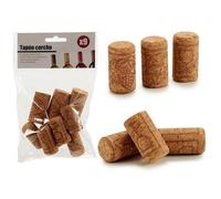 Bouchons - 2 x 3,5 cm - Diamètre intérieur 20 mm - Marron - 10 pièces