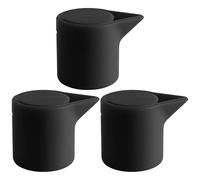 Bouchons à vin ergonomiques en silicone, conception push-pull pour un stockage efficace des boissons alcoolisées, cuisine étanche et essentiels (paquet de 3), bouchons efficaces pour sceller les de