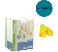 Bouchons Anti Bruit Moldex Mellows, 200 paires Jaune G