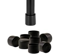 Bouchons caoutchouc souple pour chaises et meubles - 16 pièces - Coussinets ronds anti-rayures et anti-bruit pour pieds bois - 25 mm