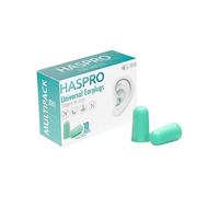 Bouchons d’oreilles en mousse Multi10 - couleur menthe Haspro (20 pièces)