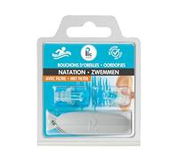 Bouchons d’oreilles natation/piscine/mer - Atténuation 18dB - Protection auditive confortable - 2+1 corolles et double filtre - Hypoallergéniques et réutilisables - PLIC AUDIO