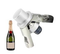Bouchons de bouteille de champagne en acier inoxydable | Bouchon en de vin mousseux | Sélection de pompe de presse | Boitier hermétique | Accessoires de bar | Conservateur sous vide Cava