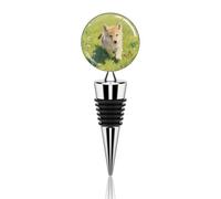 Bouchons de bouteille de vin en acier inoxydable avec petit loup avec joint hermétique, réutilisable, garde la fraîcheur, étanche pour bar, mariage, cuisine