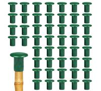 Bouchons de canne de jardin | 48 couvertures pour poteaux de jardin, environ