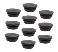Bouchons de Climatiseur en Caoutchouc Noir, Lot de 10, 20mm | Unité Extérieure, Bloque L'ouverture, Installation Facile, Accessoire Pratique et Fiable pour Drainage