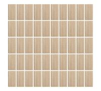 Bouchons de Tenon Domino en Bois de Hêtre Connecteurs d'épissure de Meubles en Bois de Hêtre Massif Naturel Durable pour l'ingénierie de Cadre d'ébénisterie 50 Pièces 6x40mm