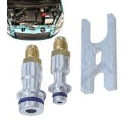 Bouchons de test de fuite de climatisation - Raccord de tuyau de détection | Bouchon de test de tuyau CA haute résistance pour entretien de voiture, atelier, garage
