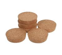 Bouchons de Vase Hydroponique en Liège 6 Pièces, Marron | Joint Étanche, Réutilisables, Forme Ronde Lisse, pour Vase à Fleurs et Petit Bocal