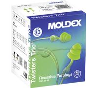Bouchons d'oreille 33 dB Moldex Twisters Trio Cord 645101 1 paire