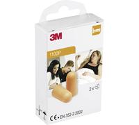 Bouchons d'oreille 35 dB 3M 1100P 2 paires