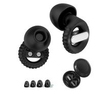 Bouchons d'oreille Anti-Bruit en Silicone Souple - SanFangyue 32dB Réduction Sonore, Étui de Transport - Idéaux pour Concerts, Voyages en Avion et Espaces de Travail, 4 Paires Réutilisables (XS/S/M/L)