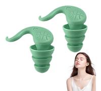 Bouchons d'oreille antibruit - Bouchons d'oreille en silicone 3 X 2,5 cm | Bouchns d'oreilles antibruit en forme de corne, doux et ergonomiques pour hommes et femmes, natation, sommeil