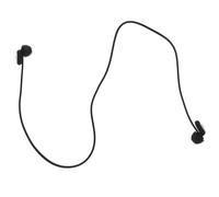 Bouchons D'oreille Antibruit Compacts en Silicone ABS Noir, Style CD | Moulage aux Contours, avec Cordon et Étui Portable, pour Travail et Voyage, Design Léger et Élégant
