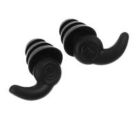 Bouchons D'oreille Antibruit en Silicone Noir, 4e Génération | Isolation Phonique à Trois Couches, Confort Discret, Usage Portable pour Hommes et Femmes