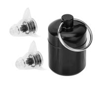 Bouchons D'oreille de Concert Haute Fidélité, Bouchons D'oreille Réutilisables pour Musiciens, Technologie de Filtre Avancée 27 DB Protection Auditive Équipement de Protection(Le noir)