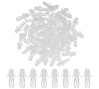 Bouchons D'oreille Discrets en Silicone Transparents, 50 Paires | Protection Auditive pour Concerts et Bibliothèque, Garde L'eau Conduit, Style Sobre