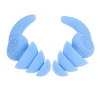 Bouchons D'oreille en Silicone Bleus Ergonomiques Anti-chute | Sonore Portable, Empêchent L’eau Conduit Auditif, Adaptés aux Étudiants, Adolescents, Moto sous Casque et Aquagym
